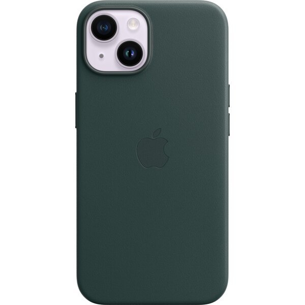 

Чехол Apple для iPhone 14 Leather Case with MagSafe Forest Green (MPP53ZM/A)