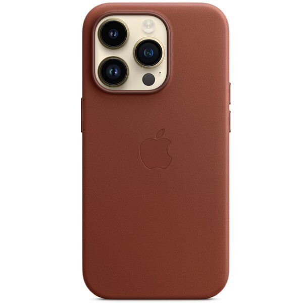 

Чехол Apple для iPhone 14 Pro Leather Case with MagSafe Umber (MPPK3ZM/A)
