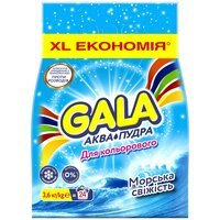 Gala Стиральный порошок Аква-Пудра Морская свежесть Автомат Для цветных вещей 3.6кг