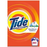 Tide Пральний порошок Аква-Пудра Альпійська Свіжість Для ручного прання 300г