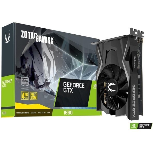 

Видеокарта ZOTAC GeForce GTX 1630 4GB GDDR6 (ZT-T16300F-10L)