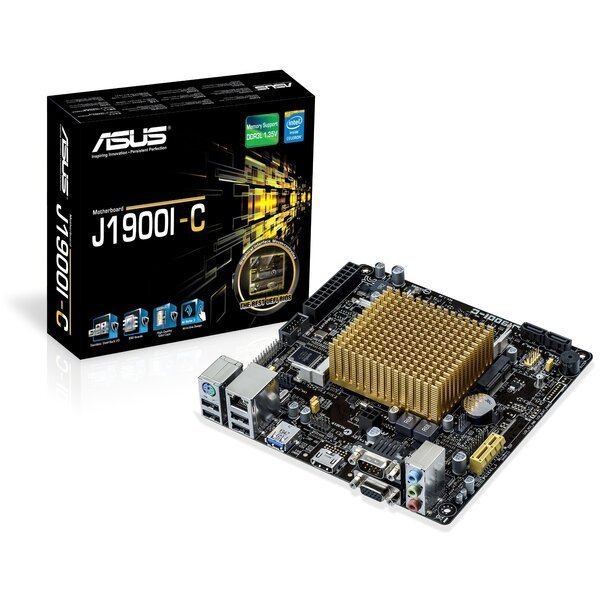 

Материнская плата ASUS J1900I-C CPU Celeron Quad-Core 2.0GHz 2xDDR3 SO-DIMM VGA-HDMI Com mITX