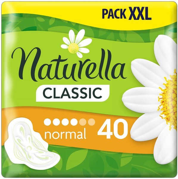 

NATURELLA Классик Гигиенические прокладки ароматизированные Camomile Нормал Quatro 40шт