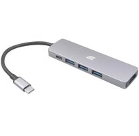 Адаптер 2Е USB-C Slim Alluminum Multi-Port 5in1 (2EW-2731)