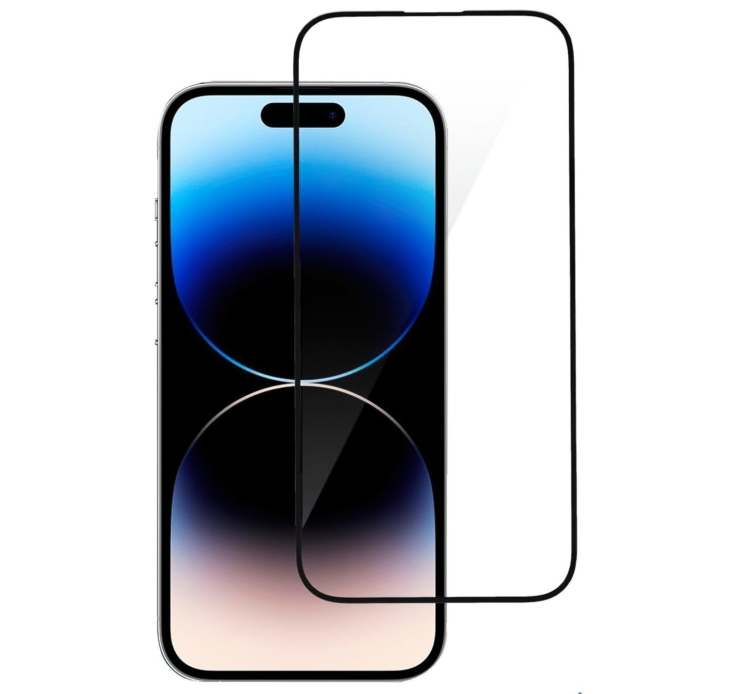 Защитное стекло 2E для Apple iPhone 14 Pro 2.5D FCFG Black Border (1 Pack) (2E-IP-14P-6.1-SMFCFG-BB) фото 