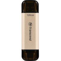 Накопитель USB 3.2+Type-C Transcend JetFlash 930 Black R420/W400MB/s 128GB (TS128GJF930C)