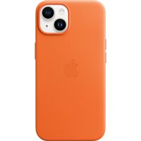 Чехол Apple для iPhone 14 Leather Case with MagSafe - Orange (MPP83ZE/A)