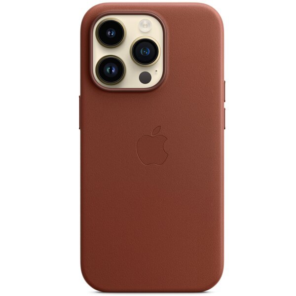 

Чехол Apple для iPhone 14 Pro Leather Case with MagSafe - Umber (MPPK3ZE/A)