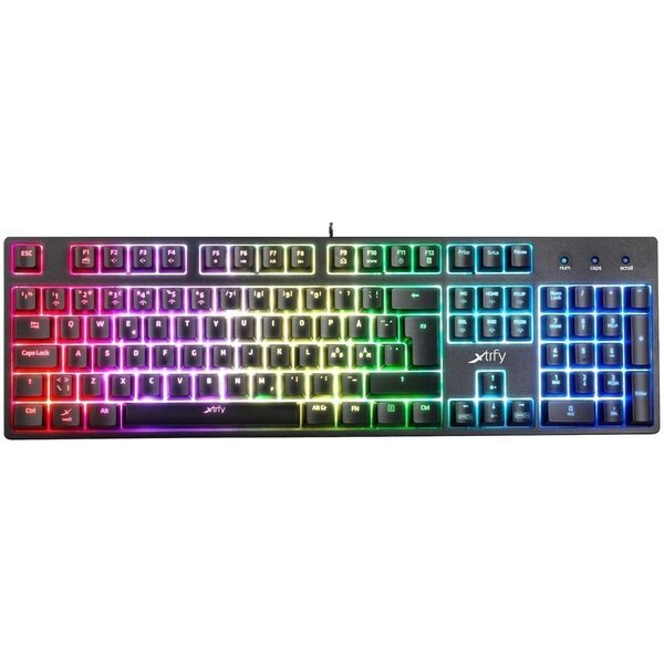 

Клавиатура Xtrfy K3 Semi Mech RGB UA, Black (XG-K3-RGB-UKR)
