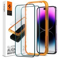 Захисне скло Spigen для Apple Iphone 14 Pro Max Glas t R Align Master FC (2 Pack) Black (AGL05204)
