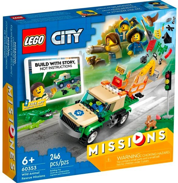 

LEGO 60353 City Missions Миссии спасения диких животных