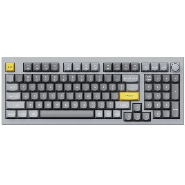 

Клавиатура Keychron Q5 100 Key QMK Gateron G PRO Brown Hot-Swap RGB Knob Grey (Q5N3Z_Keychron)