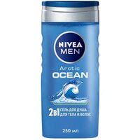 Гель для душа Nivea Men 2 в 1 Arctic Ocean Для тела и волос с морской солью 250мл