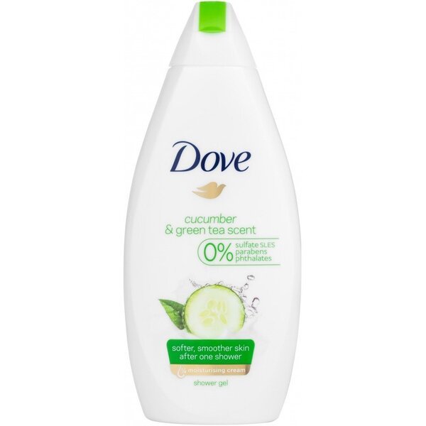 

Крем-гель для душа Dove Прикосновение свежести с зеленым чаем и огурцом 500мл