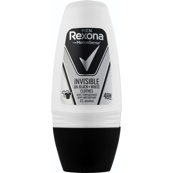 

Дезодорант-антиперспирант Rexona Men Невидимый на черном и белом 50мл