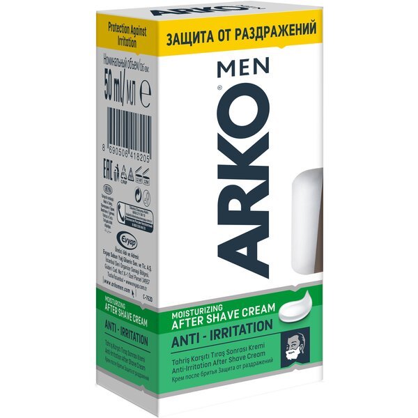 

Крем после бритья Arko Anti-Irritation 50мл