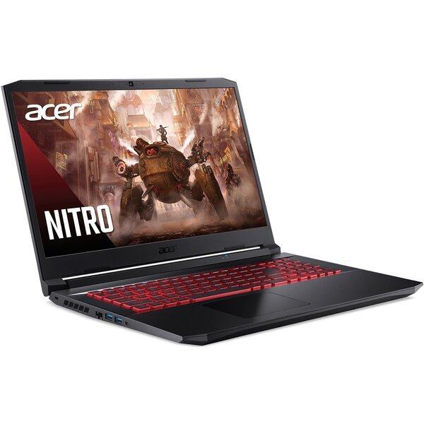 

Ноутбук Acer Nitro 5 AN517-41 (NH.QASEU.00A) 17.3FHD IPS 144Hz/AMD R5 5600H/16/512F/NVD1650-4/Lin/Black