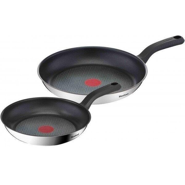 

Набор сковород Tefal Comfort Max 24, 28см, покрытие Titanium, индукция, Thermo-Spot. (G726S204)