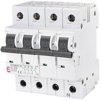 Автоматичний вимикач ETI, ETIMAT 10 3p+ND 20А (10 kA) (2156717)