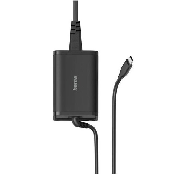 

Универсальное зарядное устройство НАМА USB-C PD 5-20V/65W Black (00200006)