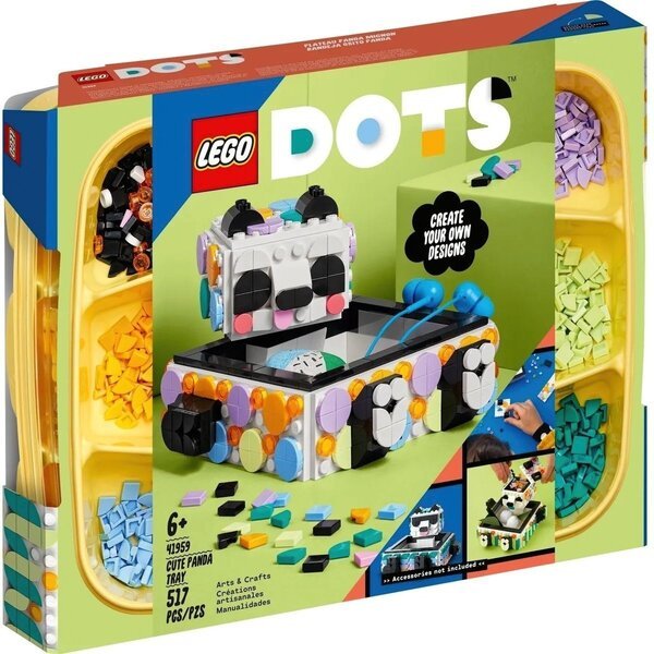 

Конструктор LEGO DOTS Ящик с милой пандой