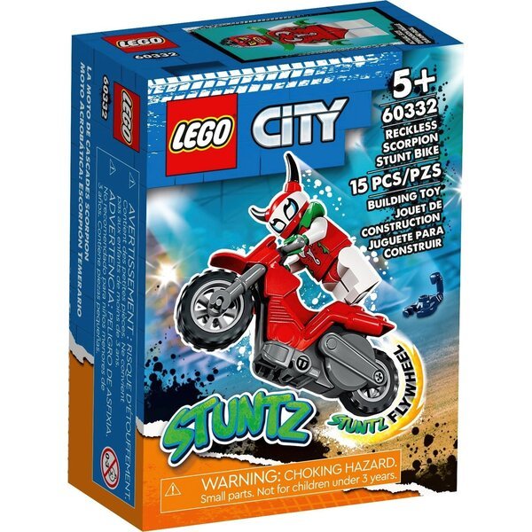 

LEGO 60332 City Stuntz Каскадерский мотоцикл Авантюрного скорпиона