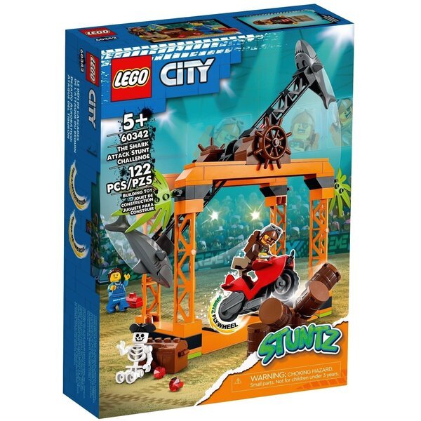 

LEGO 60342 City Stuntz Каскадерская задача «Нападение Акулы»