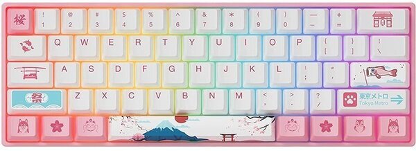

Клавиатура Akko 3061S World Tour Tokyo R2 RGB Hotswappable Cherry Profile Gateron Orange