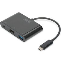 Адаптер DIGITUS USB-C – HDMA, 2xUSB (DA-70855)