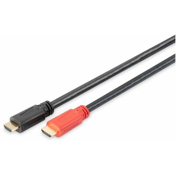 Кабель DIGITUS HDMI UHD 4K, w/Ethernet/Amplifier, тип A M/M, 15 m (AK-330118-150-S)