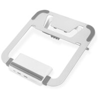 Подставка DIGITUS Notebook Riser, USB-C Docking Station, white (DA-90408)