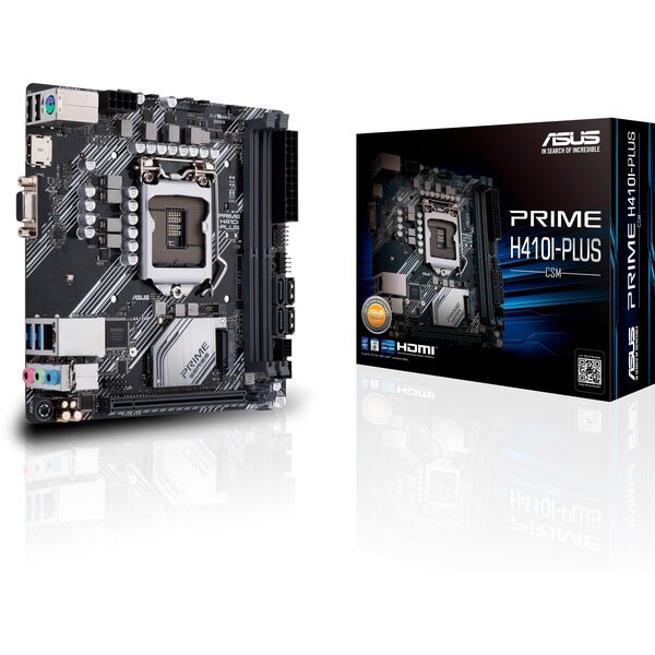 

Материнcкая плата ASUS PRIME H410I-PLUS/CSM (90MB14W0-M0EAYC)