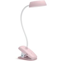 Лампа настільна акумуляторна Philips LED Reading Desk lamp Donutclip рожевий (929003179627)