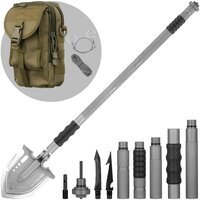 Лопата-мультитул тактична 2E Mahura Steel Gray розбірна, 22в1, з сумкою в комплекті (2E-TSMTSF3-STGR)