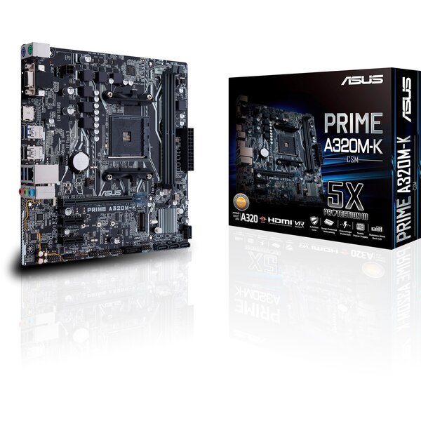 

Материнcкая плата ASUS PRIME A320M-K (90MB0TV0-M0EAY0)