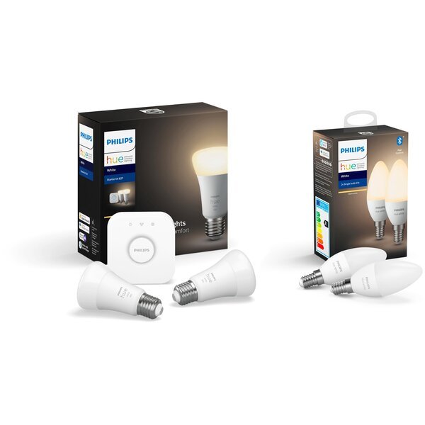 

Набор Philips Hue (Bridge, лампа E27 White 2 шт, лампа E14 White 2шт) (BRIDGE+E27W_2PCS+E14W_2P)