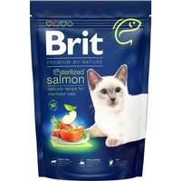 Сухой корм для стерилизованных котов Brit Premium by Nature Cat Sterilized Salmon с лососем 1,5 кг