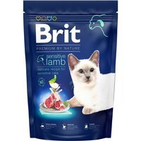Сухий корм для кішок з чутливим травленням Brit Premium by Nature Cat Sensitive з ягням 1,5 кг