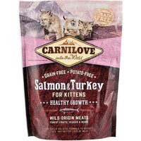 Сухой корм для котят Carnilove Salmon & Turkey Kitten с лососем и индейкой 0,4 кг