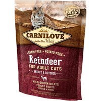 Сухий корм для активних кішок Carnilove Raindeer Energy & Outdoor 0,4 кг