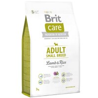 Сухий корм для дорослих собак дрібних порід Brit Care Adult Small Breed Lamb & Rice 3 кг