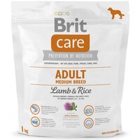 Сухий корм для дорослих собак середніх порід Brit Care Adult Medium Breed Lamb & Rice 1 кг