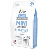 Сухий корм для дорослих собак мініатюрних порід із чутливим травленням Brit Care Sensitive Grain Free 2 кг