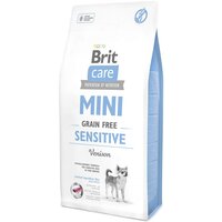 Сухий корм для дорослих собак мініатюрних порід із чутливим травленням Brit Care Sensitive Grain Free 7 кг