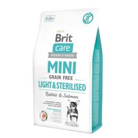 Сухий корм для дорослих собак мініатюрних порід із надмірною вагою або стерилізованих Brit Care Mini Light & Sterilised