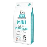 Сухий корм для собак мініатюрних порід із надмірною вагою Brit Care Mini Light & Sterilised 7 кг