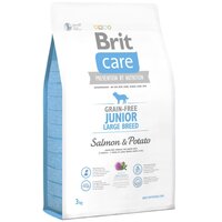 Сухий корм для щенят гігантських порід Brit Care GF Junior Large Breed Salmon & Potato 3 кг