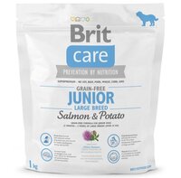 Сухий корм для щенят гігантських порід Brit Care GF Junior Large Breed Salmon & Potato 1 кг