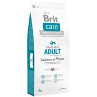 Сухий корм для собак вагою до 25 кг. Brit Care GF Adult Salmon & Potato 12 кг.