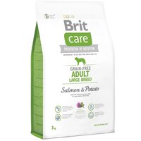 Сухий корм для собак вагою від25 кг Brit Care GF Adult Large Breed Salmon & Potato 3 кг